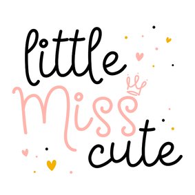 Felicitatiekaart miss cute