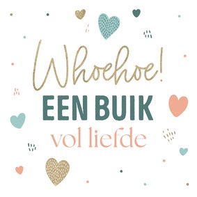 Felicitatiekaart zwanger met leuke tekst