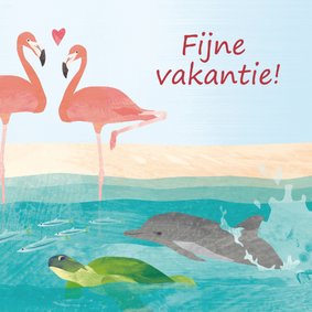 Fijne vakantie - tropisch eiland