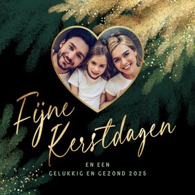 Foto Kerstkaart hart 2025 kersttakken