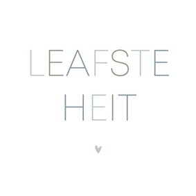 Fryske kaart Heitedei mei tekst leafste heit