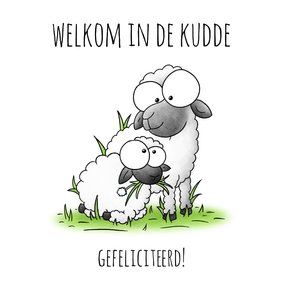 Geboortefelicitatie lammetje - Welkom in de kudde!