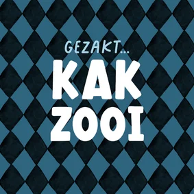 Gezakt kaartje examens balen kak zooi ruitjes