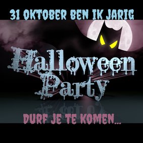 HALLOWEEN PARTY durf je te komen