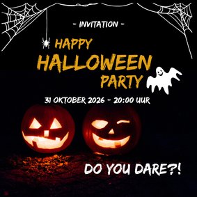 Happy halloween party - do you dare?