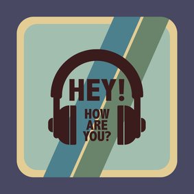 Hey how are you? - retro - zomaarkaart