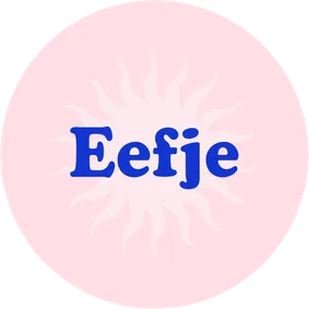 Hip rond geboortekaartje minimalistisch