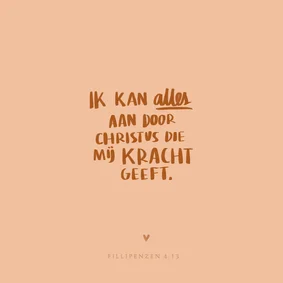 Hippe beterschapskaart vrouw Fillipenzen 4:13 roest