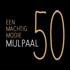 jubileum mijlpaal 50