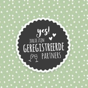 Jullie zijn geregistreerde partners retro