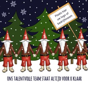 Kerst - kerstmannen team