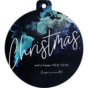 Kerstbal kaart internationaal wereldkaart in neonkleuren 