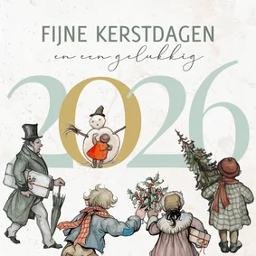 Kerstkaart Anton Pieck 2026