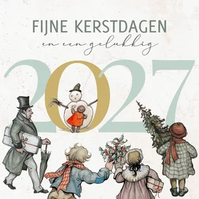 Kerstkaart Anton Pieck 2027