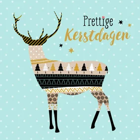 Kerstkaart CliniClowns Boompjes