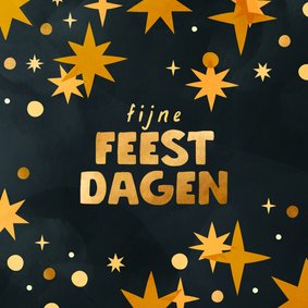 Kerstkaart CliniClowns fijne feestdagen met sterren