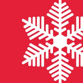 Kerstkaart CliniClowns Sneeuw