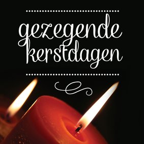 Kerstkaart Goodies Gezegend