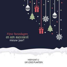 Kerstkaart voor zakelijke relatie