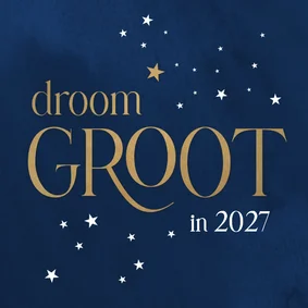 Kerstkaart zakelijk droom groot