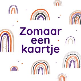  KiKa zomaar kaart met regenboogjes