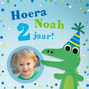 Kinderfeestje krokodil