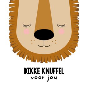 Kinderkaart - Een dikke knuffel