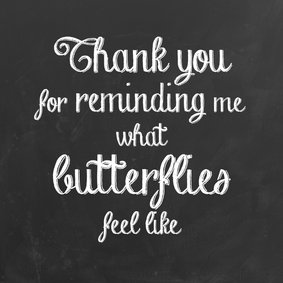 Liefde kaart - Butterflies