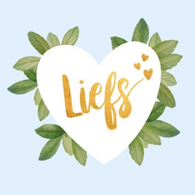 Liefs - botanische liefde kaart