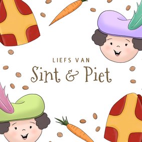Liefs Sint en Piet kaartje