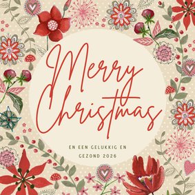 Merry Christmas Bloemen
