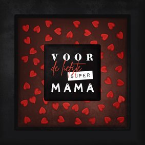 Moederdagkaart voor de liefste super mama