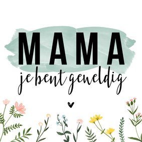 Moederdagkaarten | Mama je bent geweldig