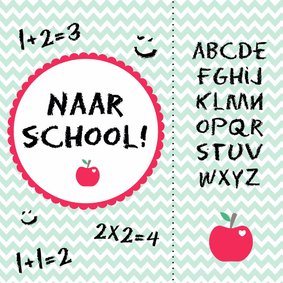 Naar school kaart - WW