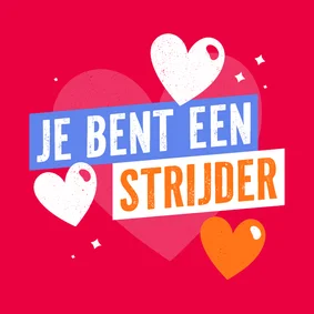 Nierstichting sterkte kaart je bent een strijder met hartjes