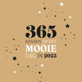 Nieuwjaar 365 mooie dagen in 2025