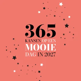 Nieuwjaar 365 mooie dagen in 2027