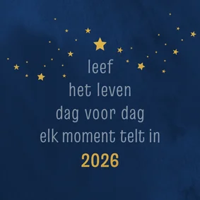 Nieuwjaarskaart met 11je