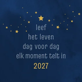 Nieuwjaarskaart met 11je