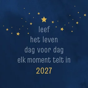 Nieuwjaarskaart met 11je
