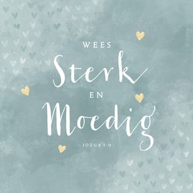 Religie kaart sterkte met bijbel spreuk 