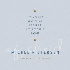 Rouw Afscheid na Alzheimer