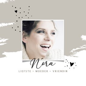 Rouwkaart liefste moeder vriendin