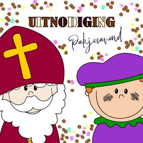 Sinterklaas pakjesavond snoep en chocoladeletters