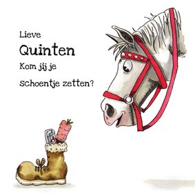 Sinterklaaskaarten Ozosnel schoenzetten