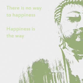 Spirituele kaart Buddha Happiness