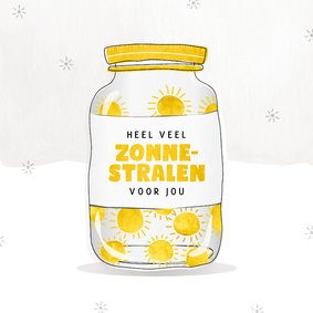 Sterkte kaart heel veel zonnestralen voor jou