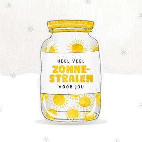 Sterkte kaart heel veel zonnestralen voor jou