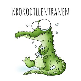 Sterkte kaart krokodil - Krokodillentranen?