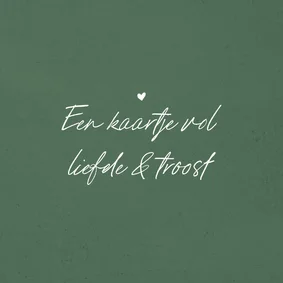 Sterkte kaart liefde en troost hartje